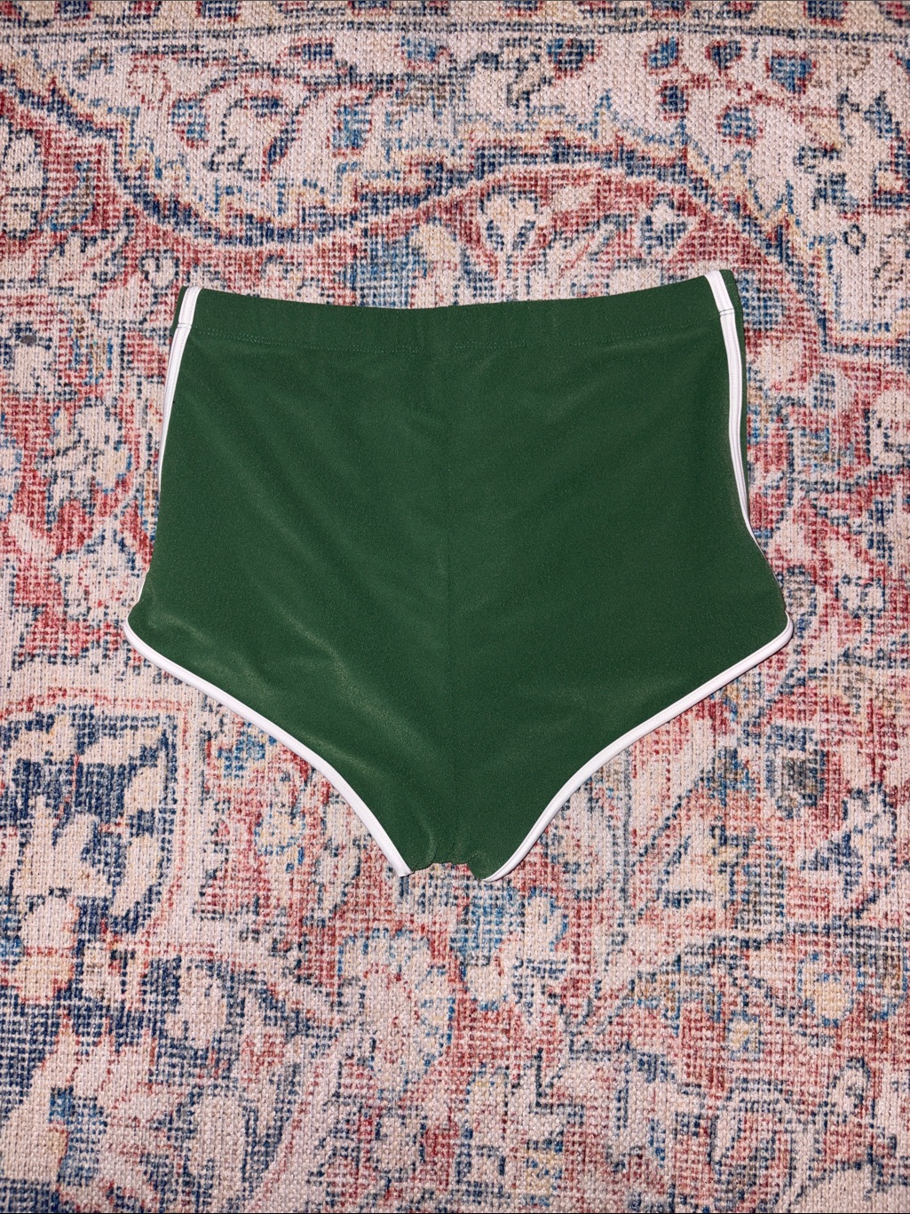 Gnash Swim Towelling Swim Shorts In Bottle Green Sz M Nwt — image 3 of 4